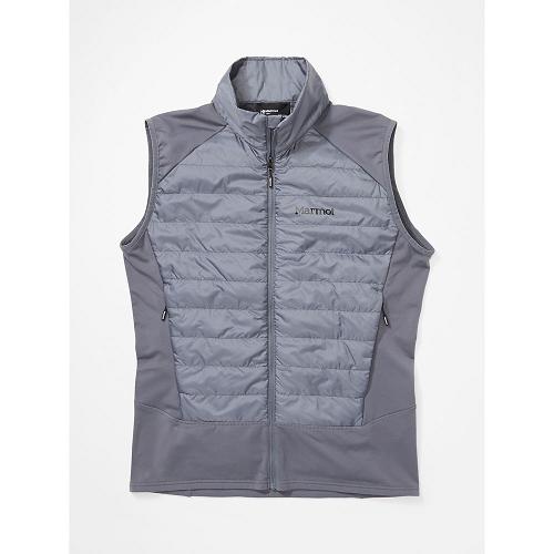 Marmot Variant Hybrid Jackets - Mens Vest Grey CA3842560 Canada